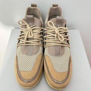 Android Homme Handmade Italian Beige & Taupe Sneakers‎